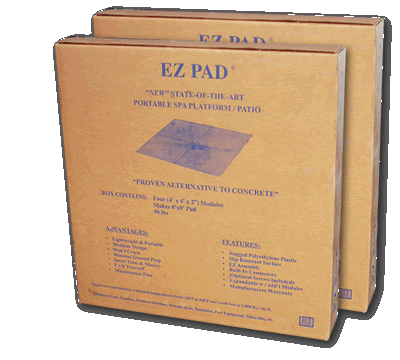 8x12 EZ Pad for larger hot tubs and smaller swim spas
