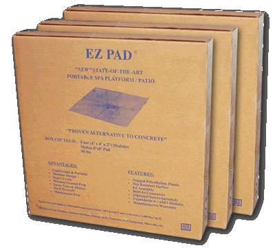 8x20 EZ Pad for larger swim spas