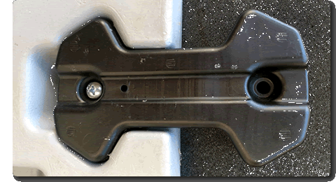 detail of EZ Pad connector assembly