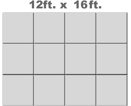 12x16 swim spa foundation patio pad